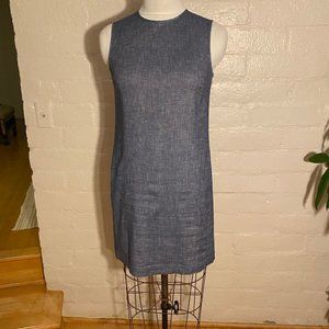 Theory light denim jersey dress